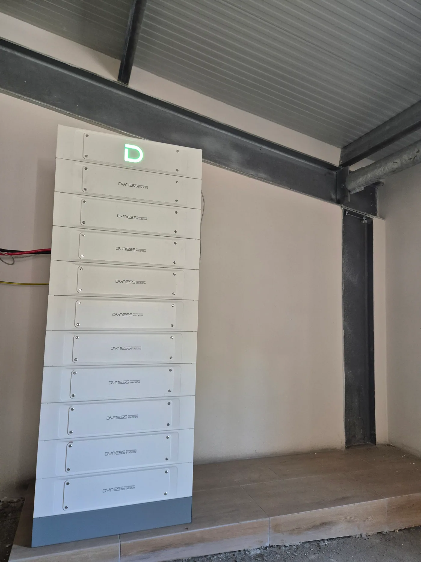 Bateriové úložiště fotovoltaické elektrárny v kotelně Mašťov
